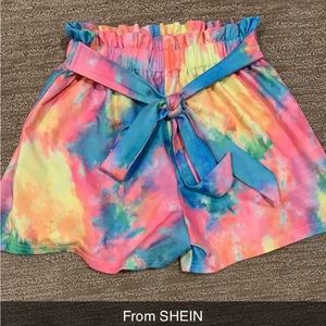 SHEIN shorts tye dye super cute love them